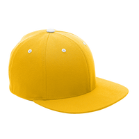 Team 365 Pro-Formance® Contrast Eyelets Cap, Sport Athletic Gold / White, Right Side view