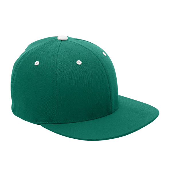 Team 365 Pro-Formance® Contrast Eyelets Cap, Sport Forest / White, Right Side view
