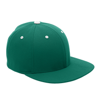 Team 365 Pro-Formance® Contrast Eyelets Cap, Sport Forest / White, Right Side view