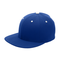Team 365 Pro-Formance® Contrast Eyelets Cap, Sport Royal / White, Left Side view
