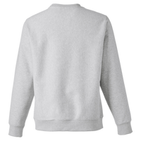 Team 365 Unisex Zone HydroSport™ Heavyweight Crewneck Sweatshirt, Athletic Heather, Back view