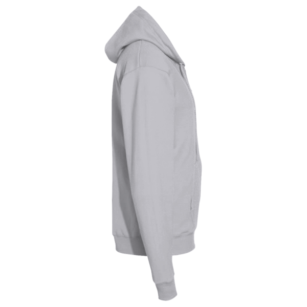 Team 365 Unisex Zone HydroSport™ Heavyweight Full-Zip Hooded Sweatshirt, Athletic Heather, Right Sleeve view