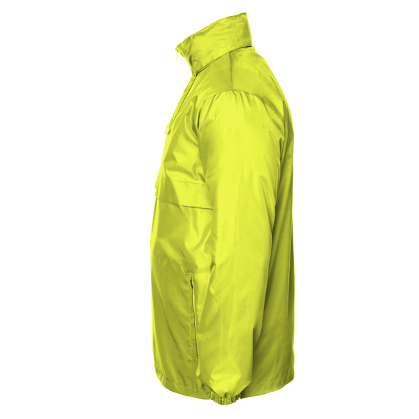 Team 365 Unisex Zone Protect Lightweight Jacket, Safety Yellow, Left Sleeve view