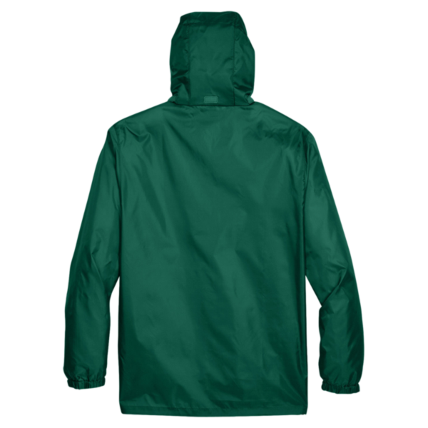 Team 365 Unisex Zone Protect Lightweight Jacket, Sport Forest, Back view