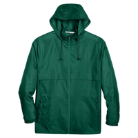 Team 365 Unisex Zone Protect Lightweight Jacket, Sport Forest, Front view