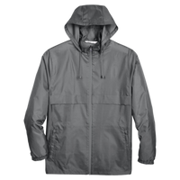 Team 365 Unisex Zone Protect Lightweight Jacket, Sport Graphite, Front view