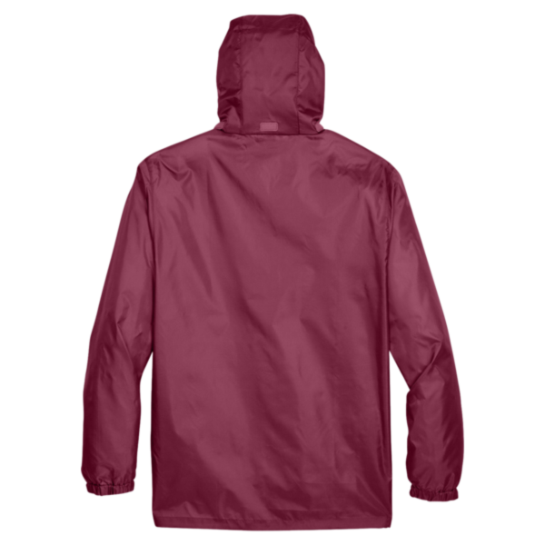 Team 365 Unisex Zone Protect Lightweight Jacket, Sport Maroon, Back view