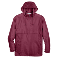 Team 365 Unisex Zone Protect Lightweight Jacket, Sport Maroon, Front view