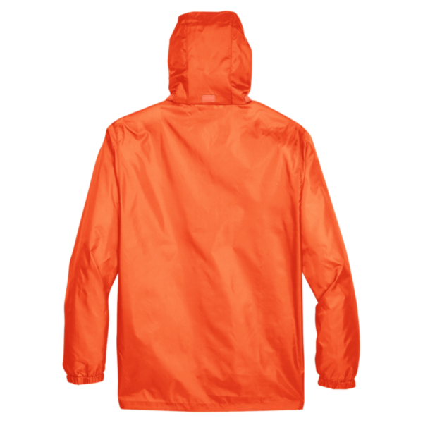 Team 365 Unisex Zone Protect Lightweight Jacket, Sport Orange, Back view