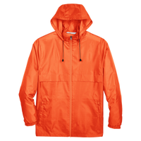 Team 365 Unisex Zone Protect Lightweight Jacket, Sport Orange, Front view