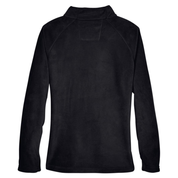Team 365 Women's Campus Microfleece Jacket, Black, Back view