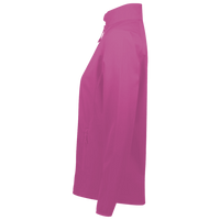 Team 365 Women's Campus Microfleece Jacket, Sport Charity Pink, Left Sleeve view
