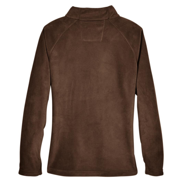 Team 365 Women's Campus Microfleece Jacket, Sport Dark Brown, Back view