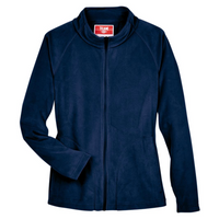 Team 365 Women's Campus Microfleece Jacket, Sport Dark Navy, Front view