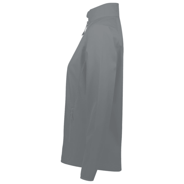 Team 365 Women's Campus Microfleece Jacket, Sport Graphite, Left Sleeve view