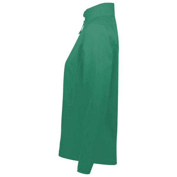 Team 365 Women's Campus Microfleece Jacket, Sport Kelly, Left Sleeve view