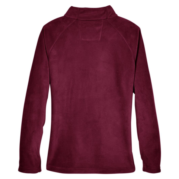 Team 365 Women's Campus Microfleece Jacket, Sport Maroon, Back view