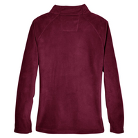 Team 365 Women's Campus Microfleece Jacket, Sport Maroon, Back view