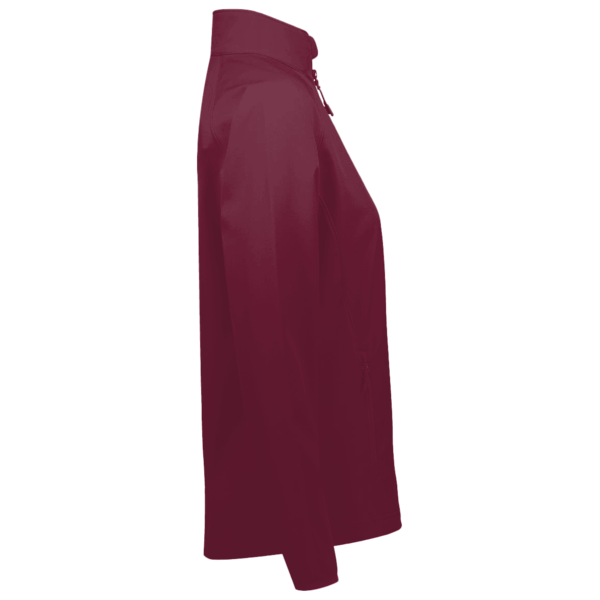 Team 365 Women's Campus Microfleece Jacket, Sport Maroon, Right Sleeve view