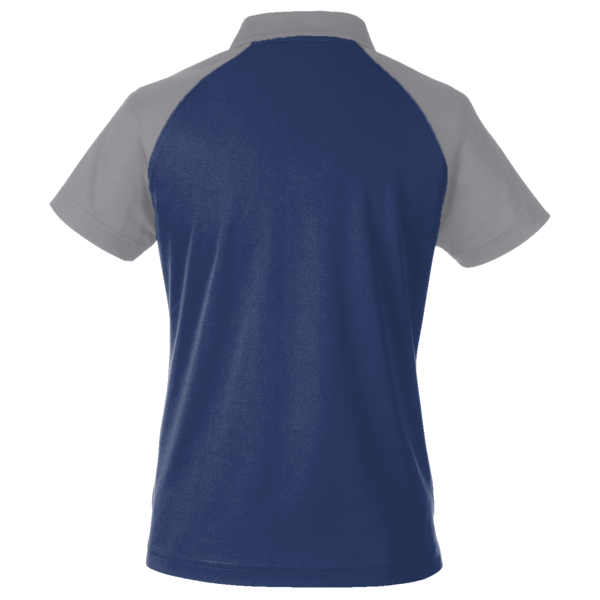 Team 365 Women's Command Snag-Protection Colorblock Polo, Sport Dark Navy / Sport Graphite, Back view