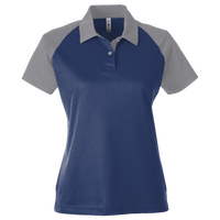Team 365 Women's Command Snag-Protection Colorblock Polo, Sport Dark Navy / Sport Graphite, Front view