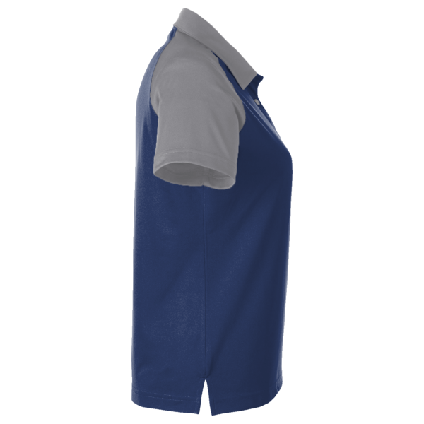 Team 365 Women's Command Snag-Protection Colorblock Polo, Sport Dark Navy / Sport Graphite, Right Sleeve view