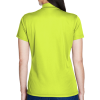 Team 365 Women's Command Snag Protection Polo, Safety Yellow, Back view