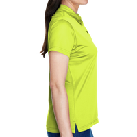 Team 365 Women's Command Snag Protection Polo, Safety Yellow, Right Sleeve view