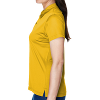Team 365 Women's Command Snag Protection Polo, Sport Athletic Gold, Left Sleeve view