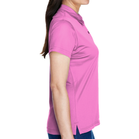 Team 365 Women's Command Snag Protection Polo, Sport Charity Pink, Right Sleeve view