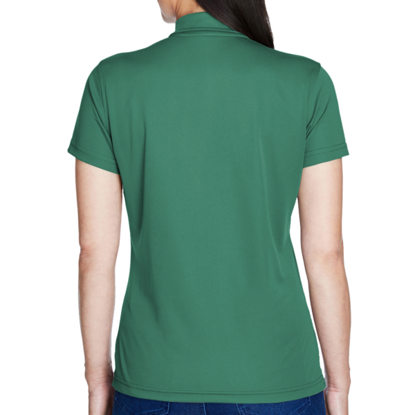 Team 365 Women's Command Snag Protection Polo, Sport Dark Green, Back view