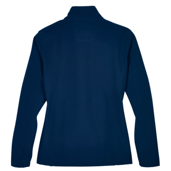 Team 365 Women's Leader Soft Shell Jacket, Sport Dark Navy, Back view