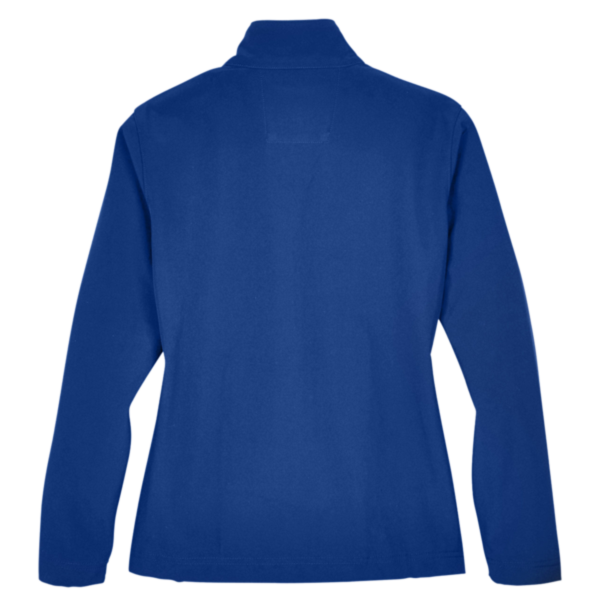 Team 365 Women's Leader Soft Shell Jacket, Sport Royal, Back view