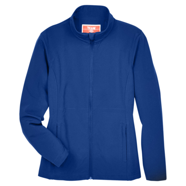 Team 365 Women's Leader Soft Shell Jacket, Sport Royal, Front view