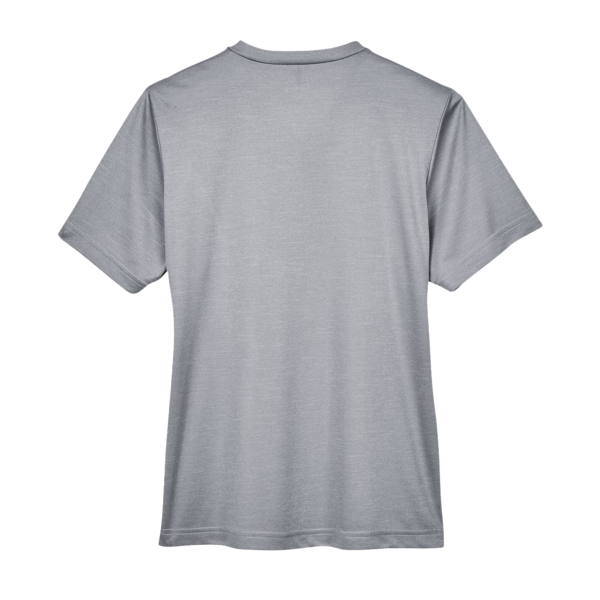 Team 365 Women's Sonic Heather Performance T-Shirt, Athletic Heather, Back view