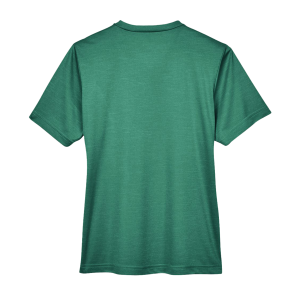 Team 365 Women's Sonic Heather Performance T-Shirt, Sport Forest Heather, Back view