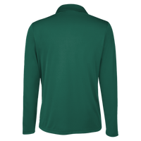 Team 365 Women's Zone Performance Long Sleeve Polo, Sport Forest, Back view
