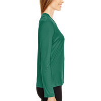 Team 365 Women's Zone Performance Long Sleeve T-Shirt, Sport Forest, Right Sleeve view