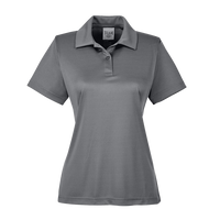 Team 365 Women's Zone Performance Polo, Sport Graphite, Front view