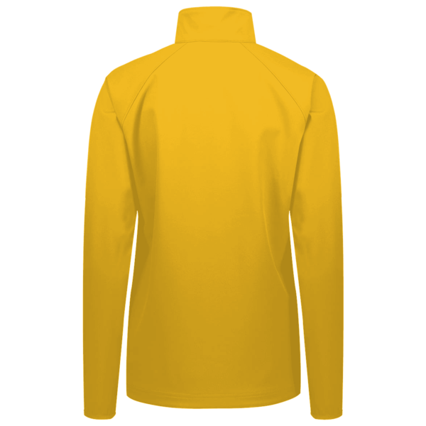 Team 365 Women's Zone Performance Quarter-Zip Pullover, Sport Athletic Gold, Back view