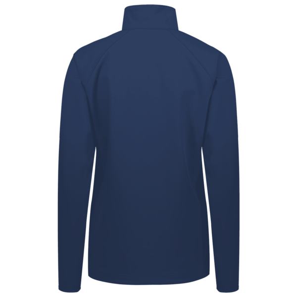 Team 365 Women's Zone Performance Quarter-Zip Pullover, Sport Dark Navy, Back view