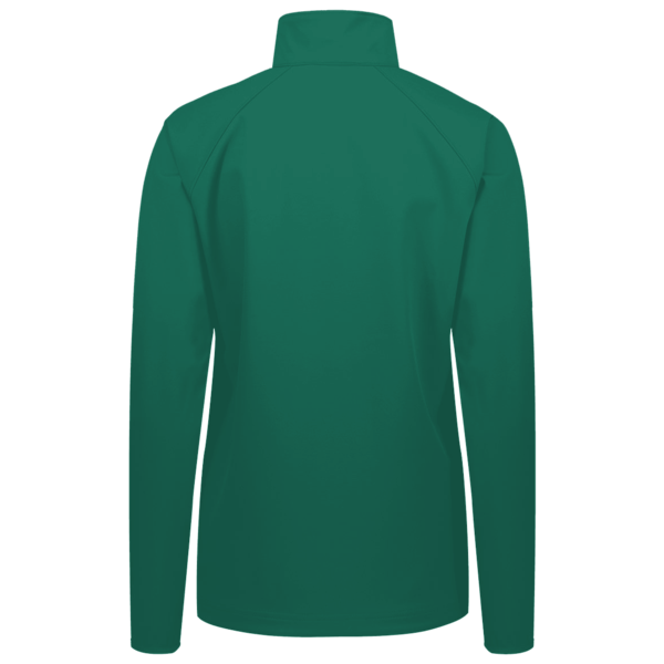 Team 365 Women's Zone Performance Quarter-Zip Pullover, Sport Forest, Back view