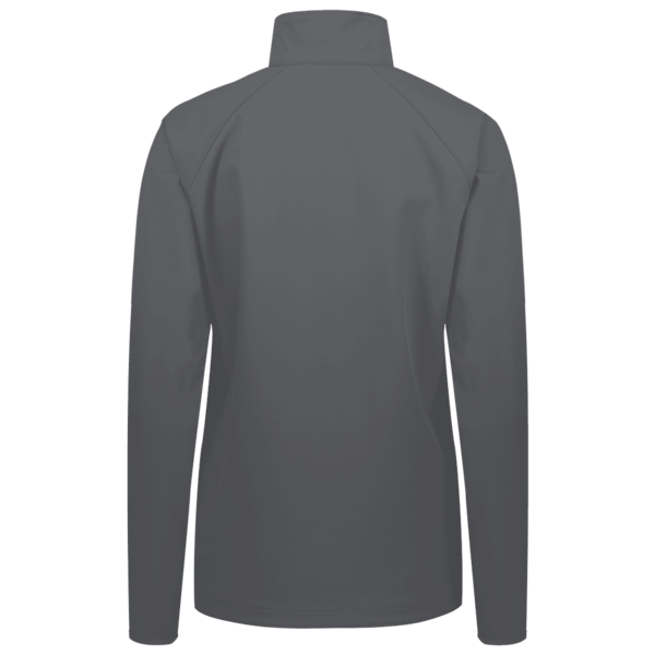 Team 365 Women's Zone Performance Quarter-Zip Pullover, Sport Graphite, Back view