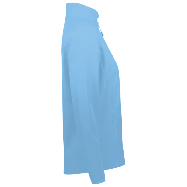 Team 365 Women's Zone Performance Quarter-Zip Pullover, Sport Light Blue, Right Sleeve view