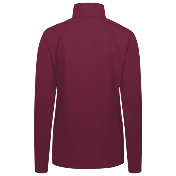 Team 365 Women's Zone Performance Quarter-Zip Pullover, Sport Maroon, Back view