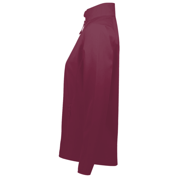Team 365 Women's Zone Performance Quarter-Zip Pullover, Sport Maroon, Left Sleeve view