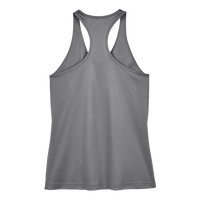 Team 365 Women's Zone Performance Racerback Tank, Sport Graphite, Back view