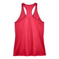 Team 365 Women's Zone Performance Racerback Tank, Sport Red, Back view
