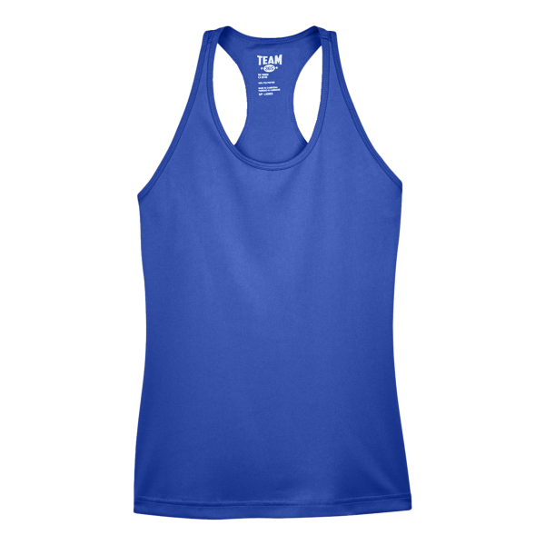 Team 365 Women's Zone Performance Racerback Tank, Sport Royal, Front view