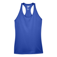 Team 365 Women's Zone Performance Racerback Tank, Sport Royal, Front view